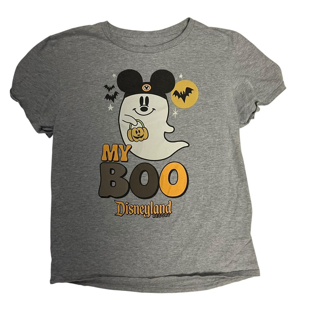 Disney Parks 2024 Disneyland Resort Halloween Mickey Ghost My Boo Shirt Medium